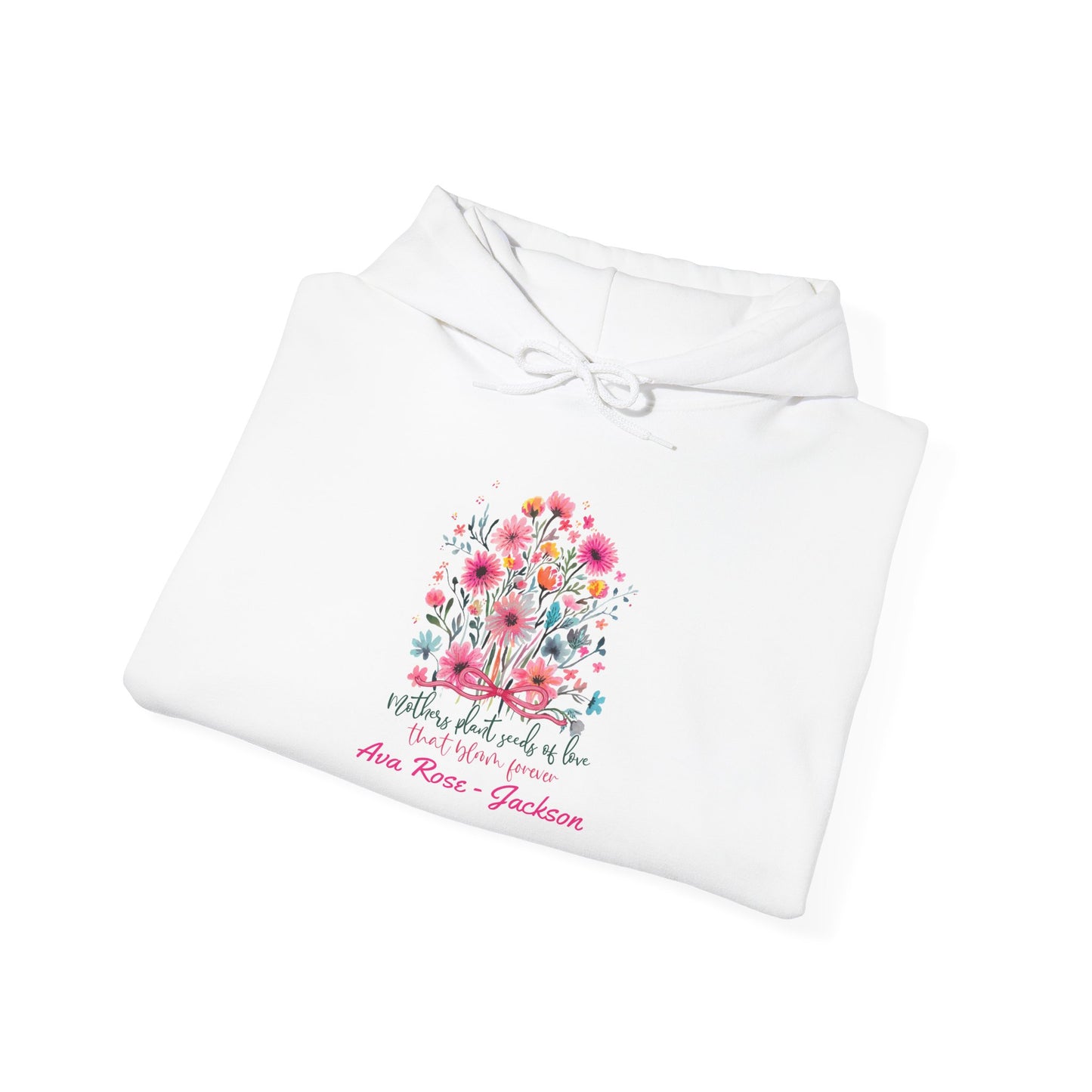 Seeds Of Love Custom Kids Name Mama Hoodie — Personalized Mom Hoodie