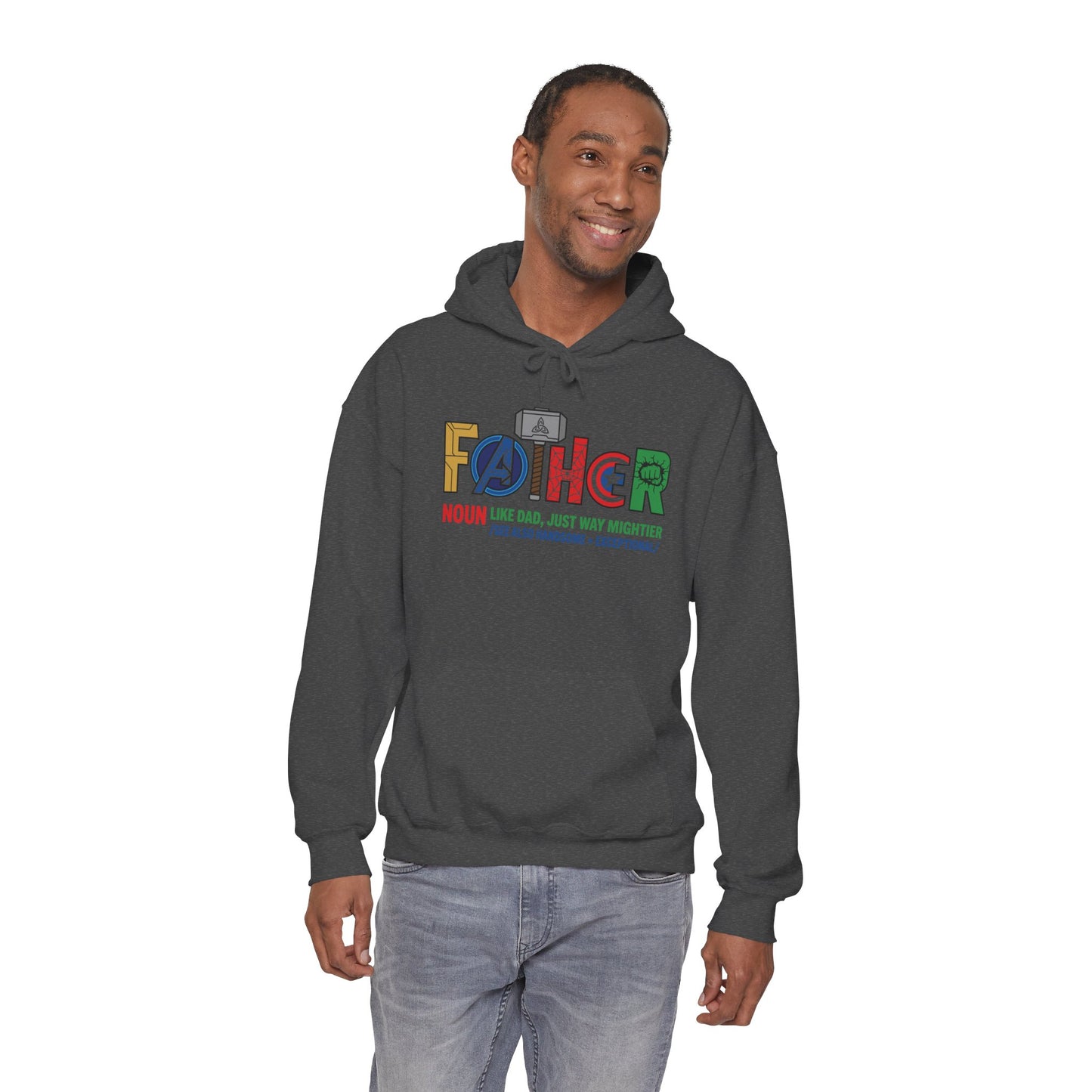 Superhero Father — Graphic Hoodie