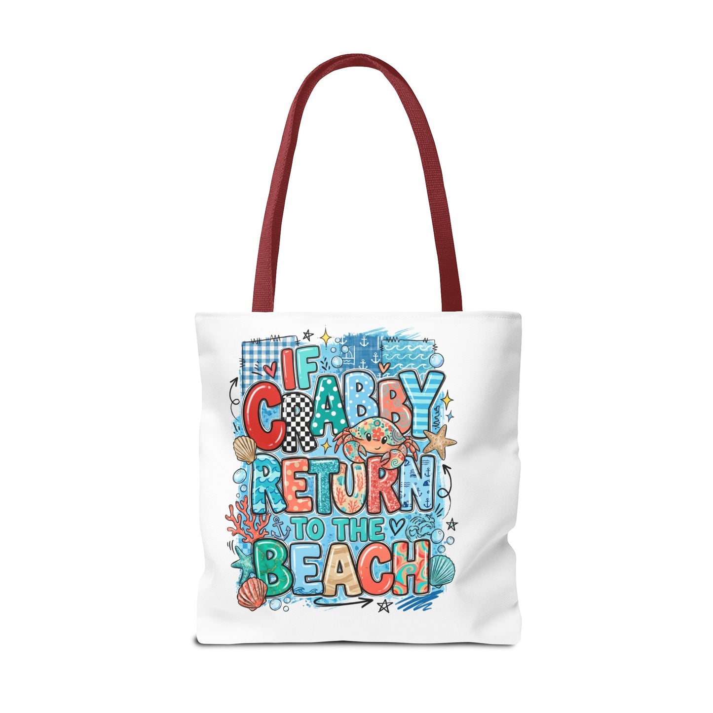 Crabby — Beach-Ready AOP Carryall