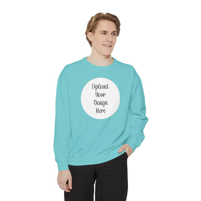 *Custom Crewneck Sweatshirt — Comfort Colors Various Colors - Upload Your Design