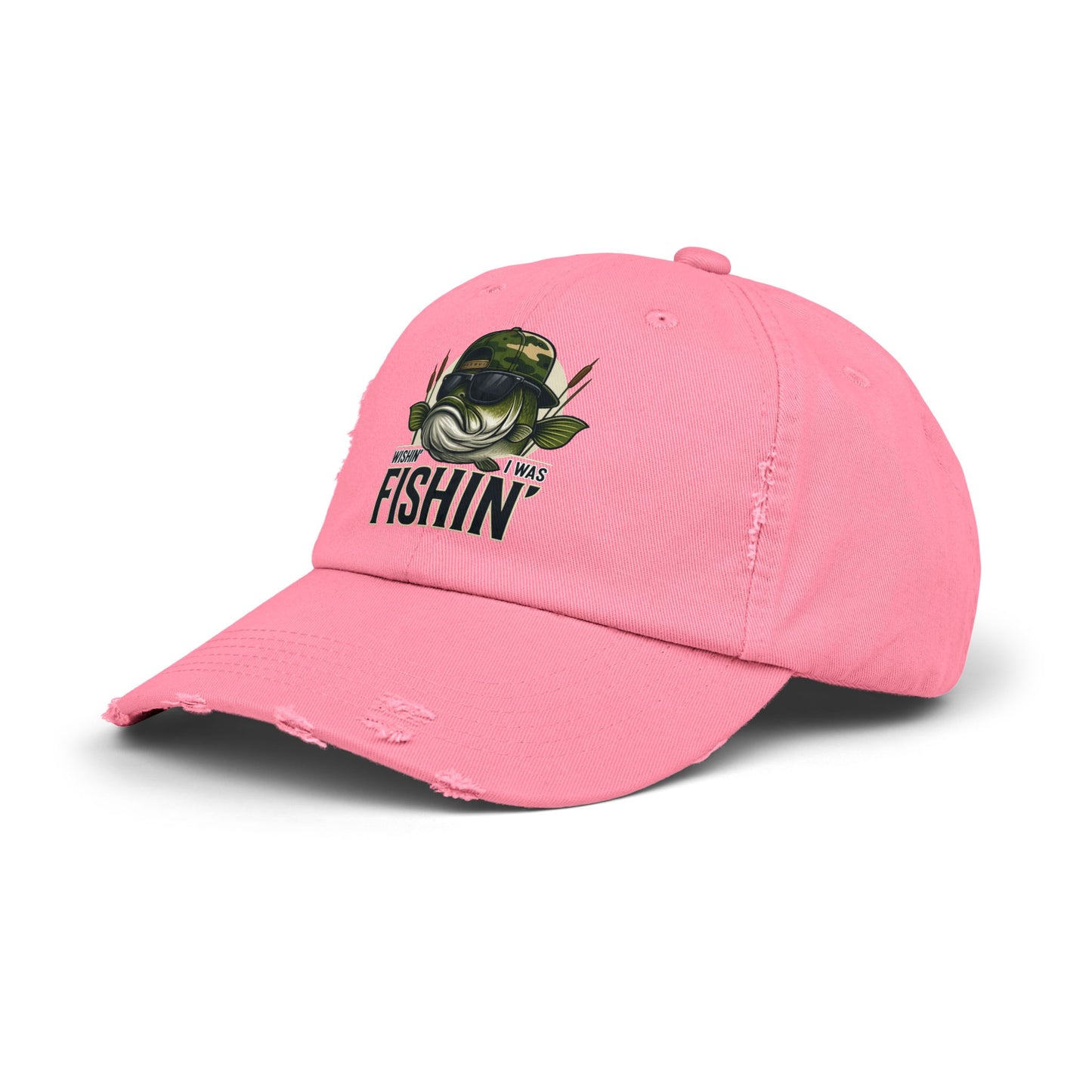 Wishin I Was Fishin —  Baseball Hat
