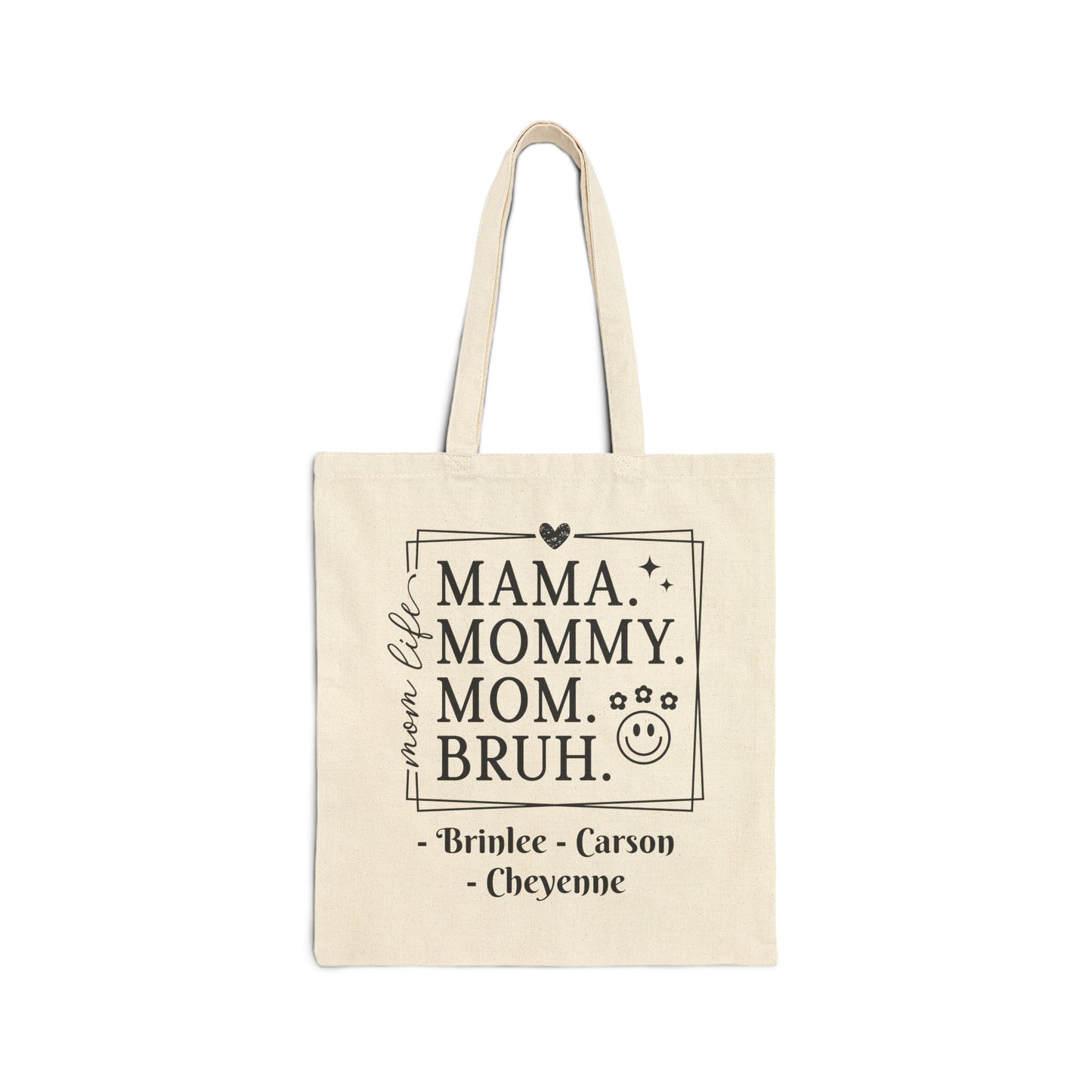 Mom Life Custom Names — Personalized Mom Tote