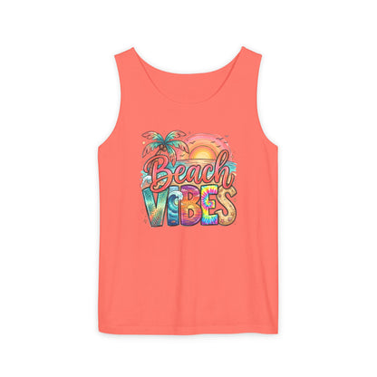 Beach Vibes — Breathable Garment-Dyed Summer Tank
