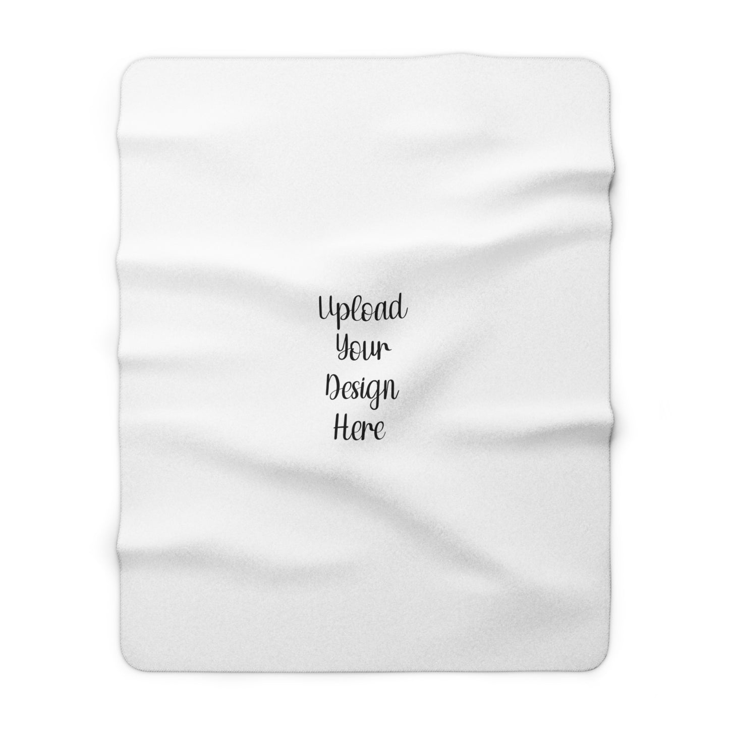 Custom Sherpa Fleece Blanket – Cozy Personalized Throw Blanket for Home, Custom Design