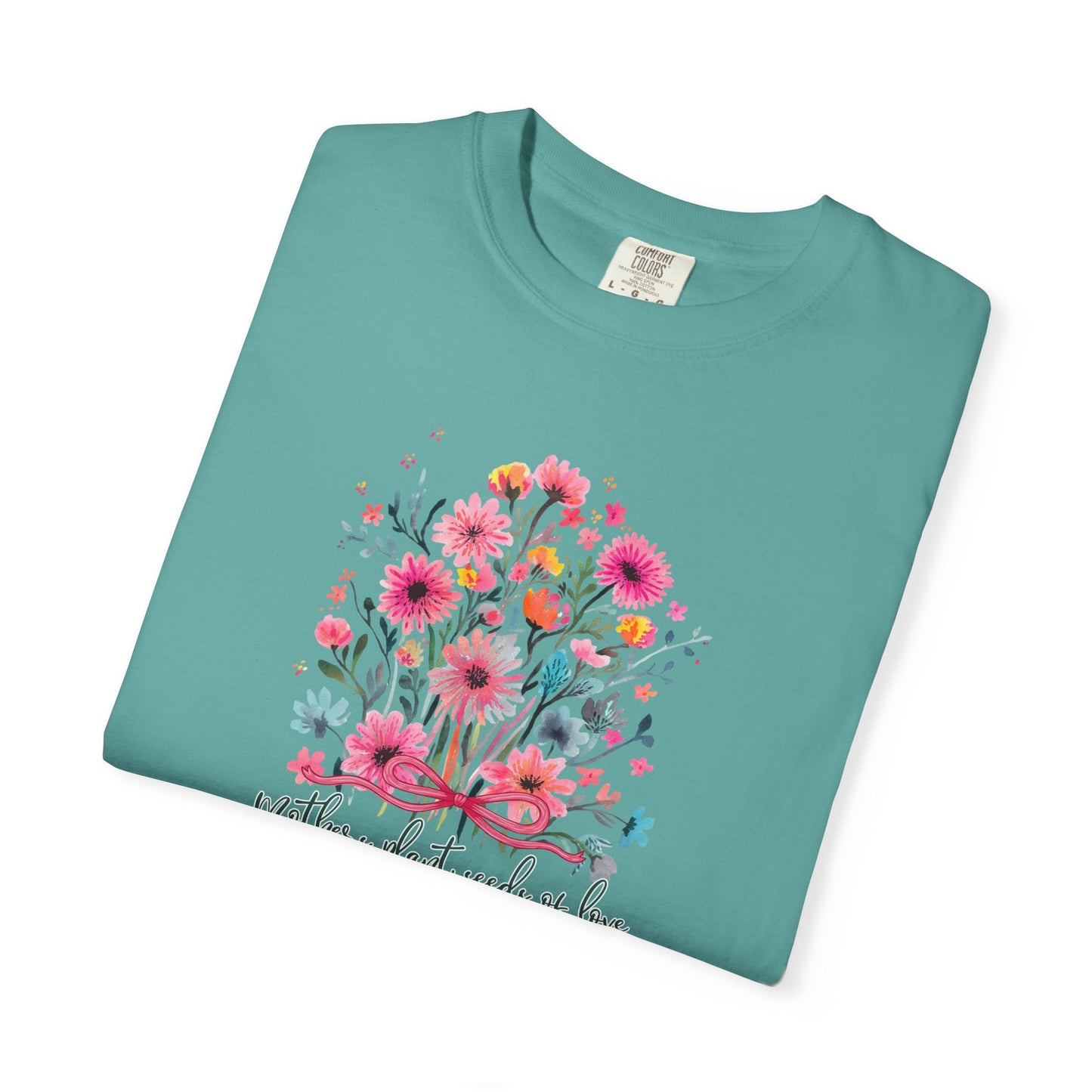 Seeds Of Love T-Shirt — Personalized Mom Script Graphic Tee