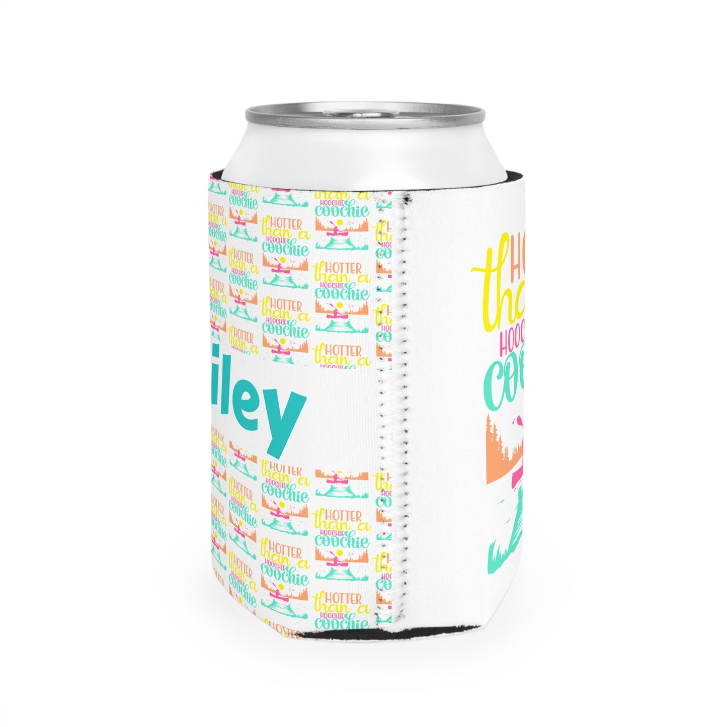 Hoochie Coochie Can Cooler Sleeve — Personalized Can Koozie for BBQs & Beach Days