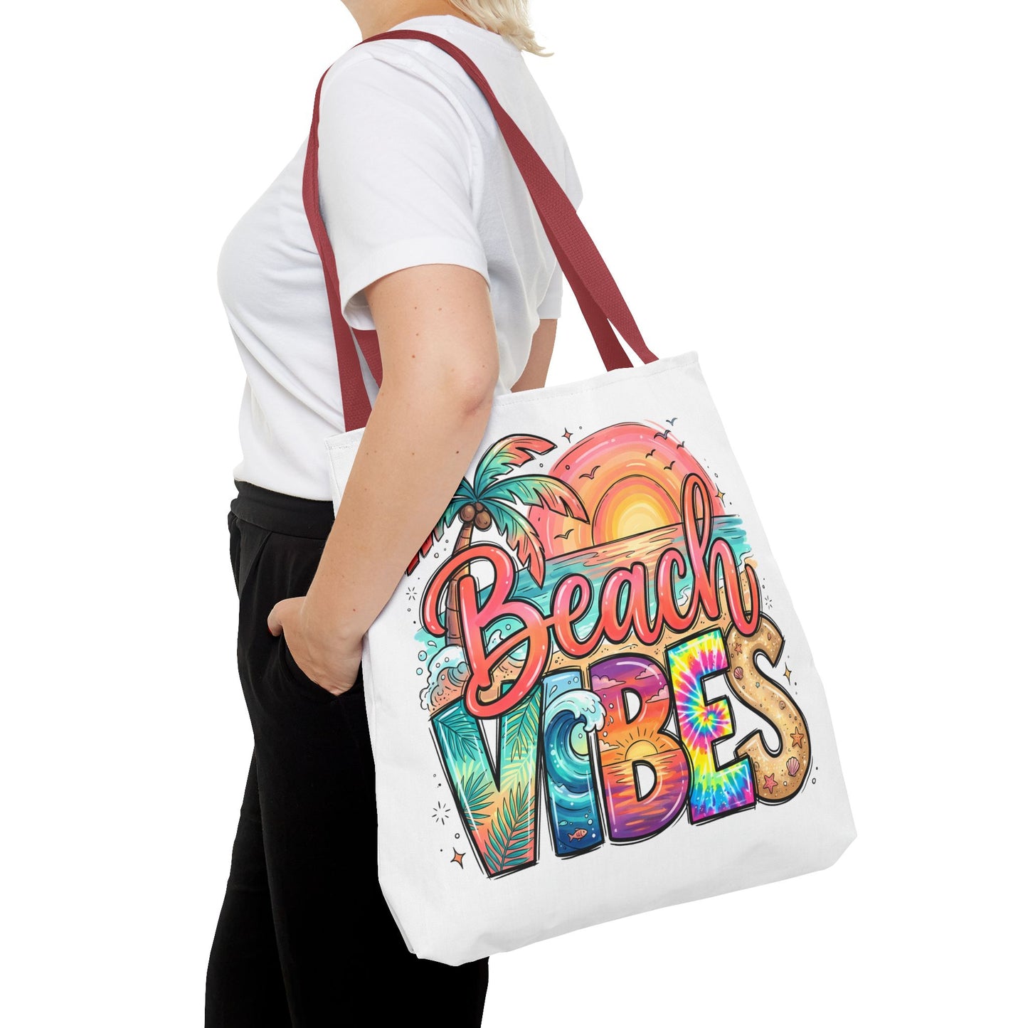 Beach Vibes — Beach-Ready AOP Carryall