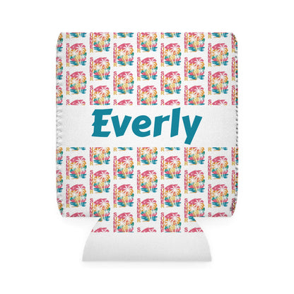 Summer Can Cooler Sleeve — Personalized Can Koozie for BBQs & Beach Days