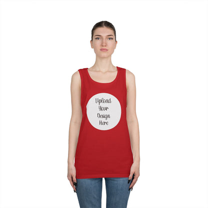 *Custom Tank Top — Gildan Various Colors - Upload Your Design