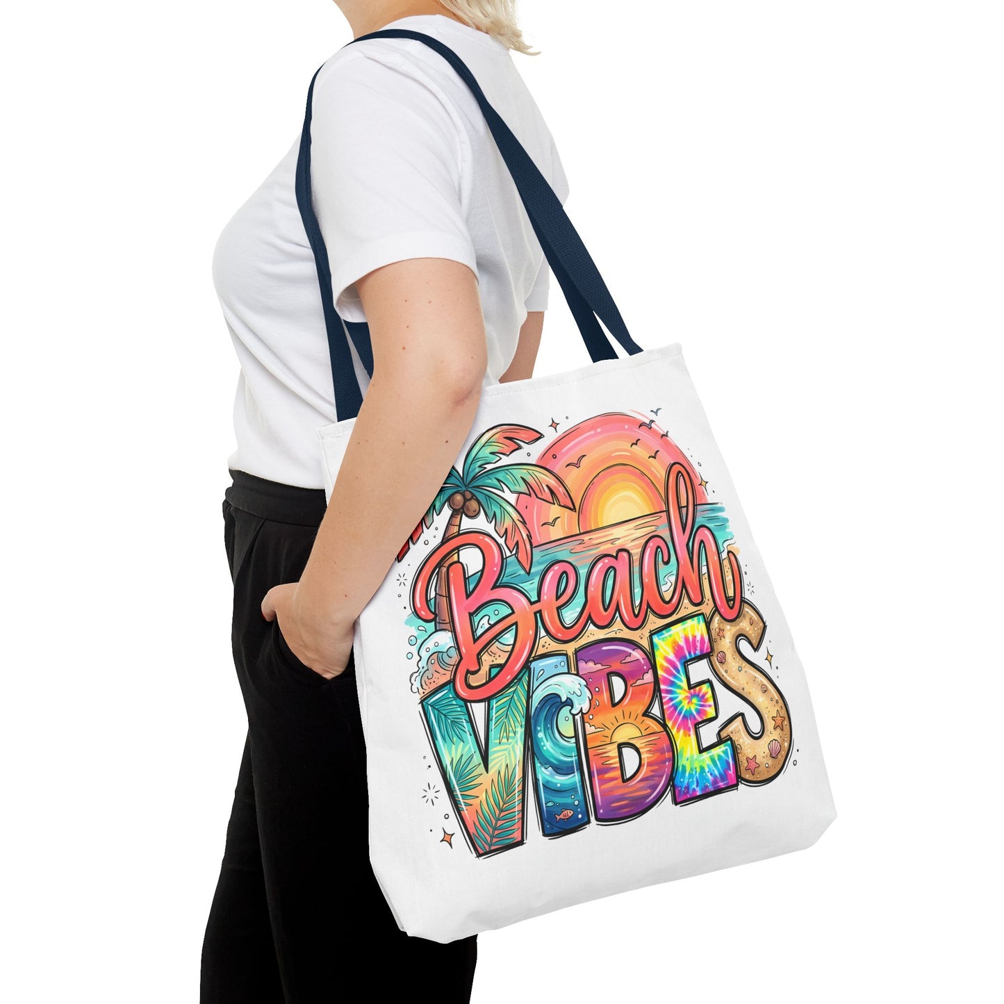 Beach Vibes — Beach-Ready AOP Carryall