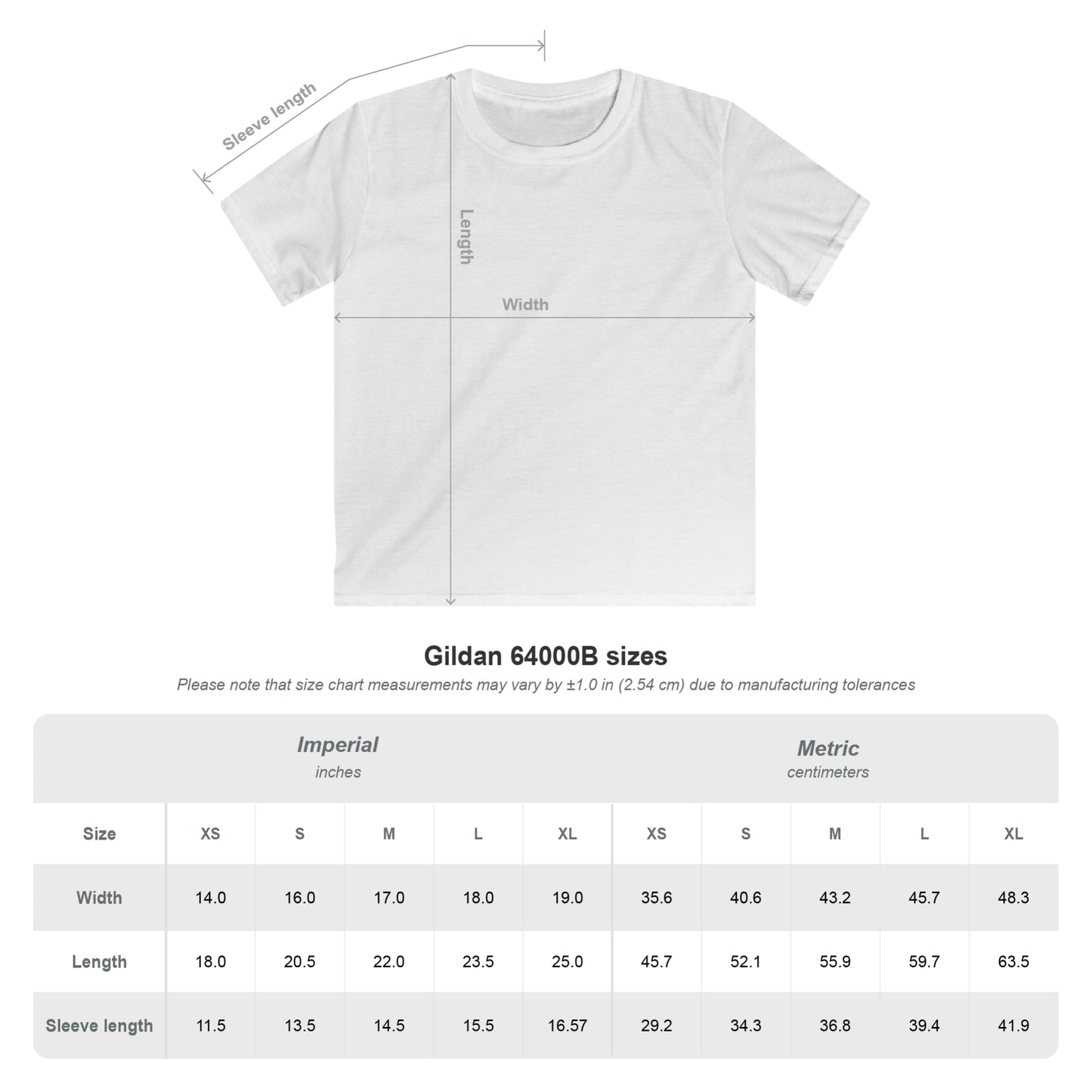 *Custom Kids Tee — Gildan Soft Style Various Colors - Upload Your Design