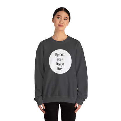 *Custom Crewneck Sweatshirt — Gildan Various Colors - Upload Your Design