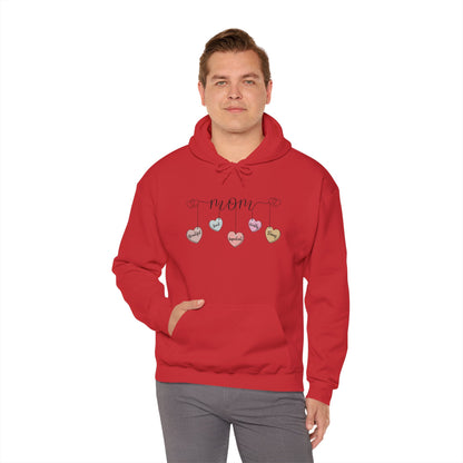 Mom Hearts — Graphic Hoodie