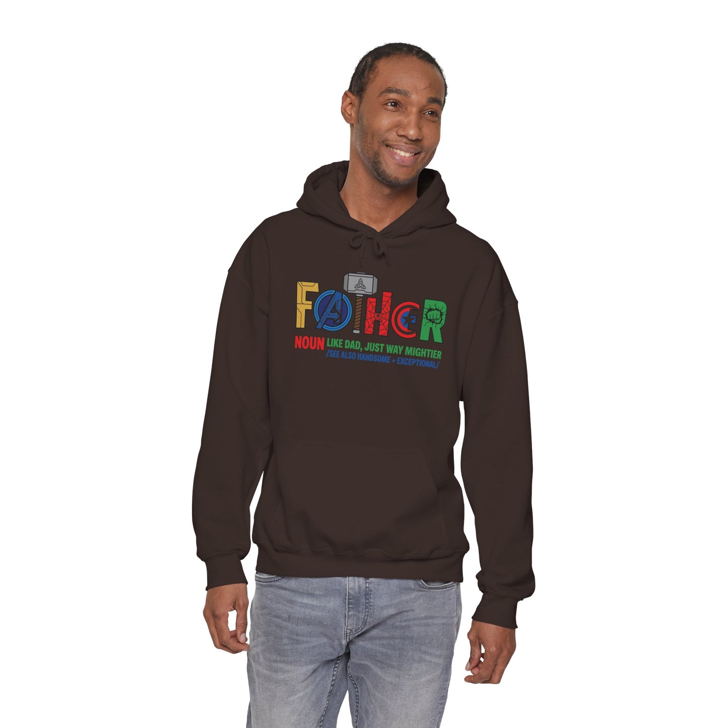 Superhero Father — Graphic Hoodie