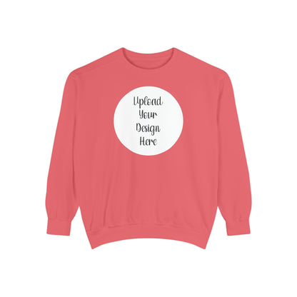 *Custom Crewneck Sweatshirt — Comfort Colors Various Colors - Upload Your Design