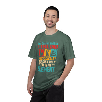 Science Dad Jokes Custom Kid's Names— Fathers Day Tee
