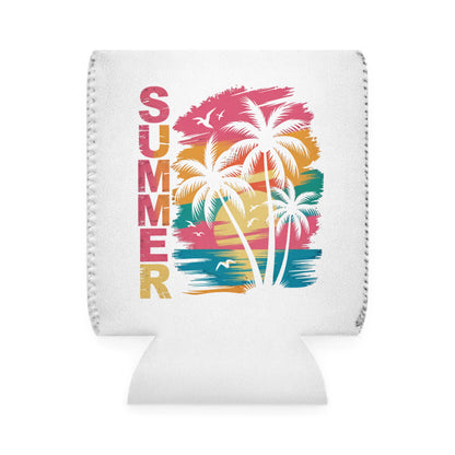 Summer Can Cooler Sleeve — Personalized Can Koozie for BBQs & Beach Days