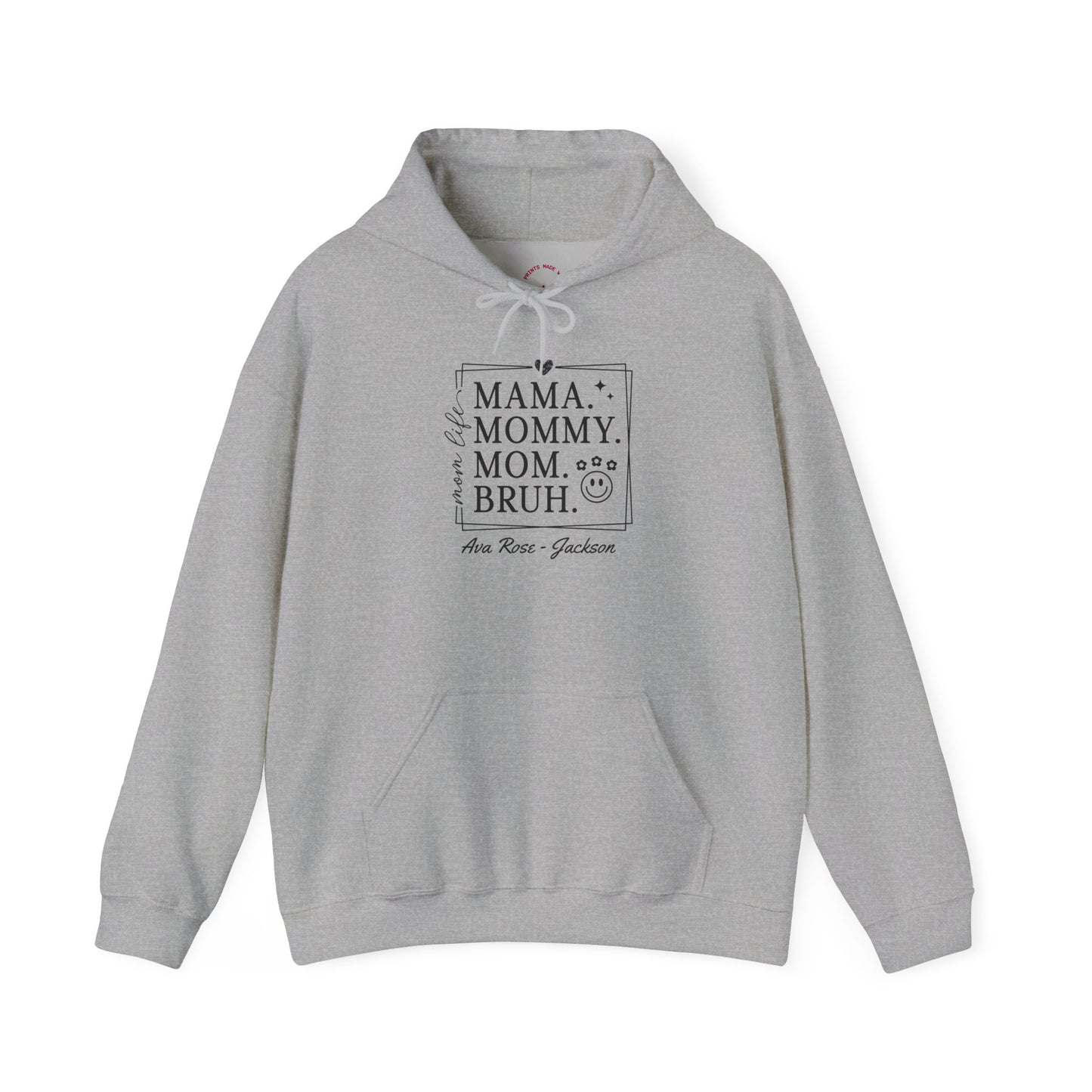 Mom Life Custom Kids Name Mama Hoodie — Personalized Mom Hoodie