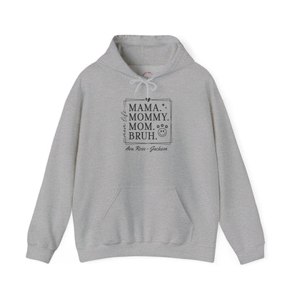 Mom Life Custom Kids Name Mama Hoodie — Personalized Mom Hoodie