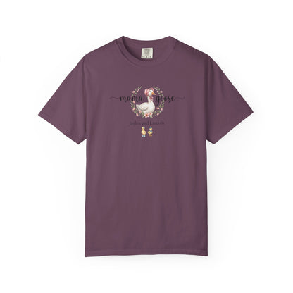 Mama Goose Custom Name T-Shirt — Personalized Mom Script Graphic Tee