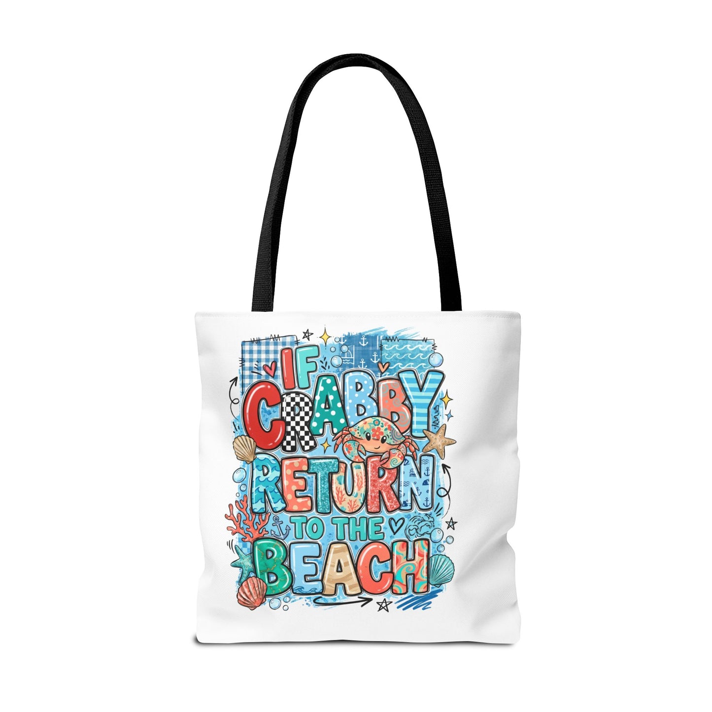 Crabby — Beach-Ready AOP Carryall