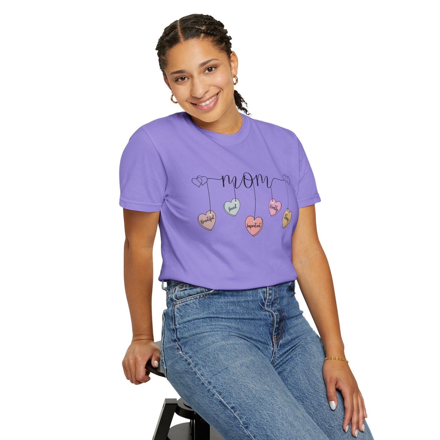 Mom Hearts — Mom Graphic T-Shirt