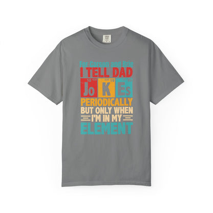 Science Dad Jokes Custom Kid's Names— Fathers Day Tee