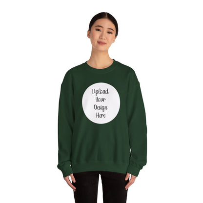 *Custom Crewneck Sweatshirt — Gildan Various Colors - Upload Your Design