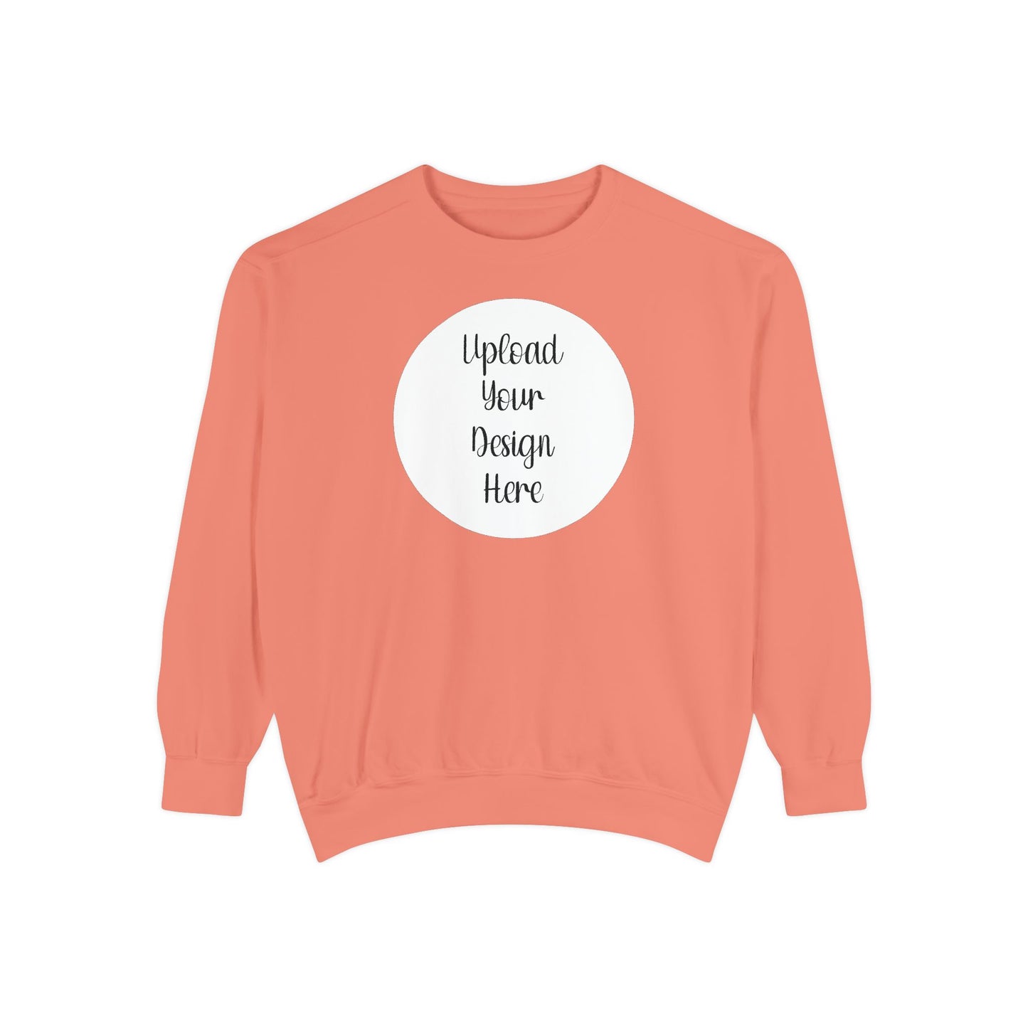 *Custom Crewneck Sweatshirt — Comfort Colors Various Colors - Upload Your Design