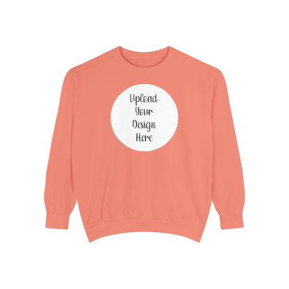 *Custom Crewneck Sweatshirt — Comfort Colors Various Colors - Upload Your Design