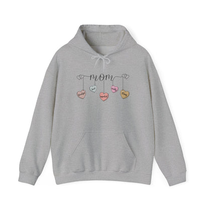 Mom Hearts — Graphic Hoodie