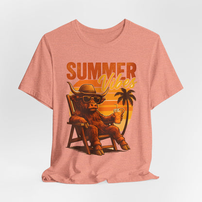 Highland Cow T-Shirt — celebrate summer Graphic Tee