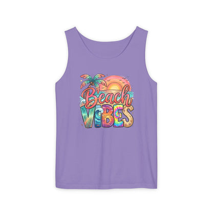 Beach Vibes — Breathable Garment-Dyed Summer Tank