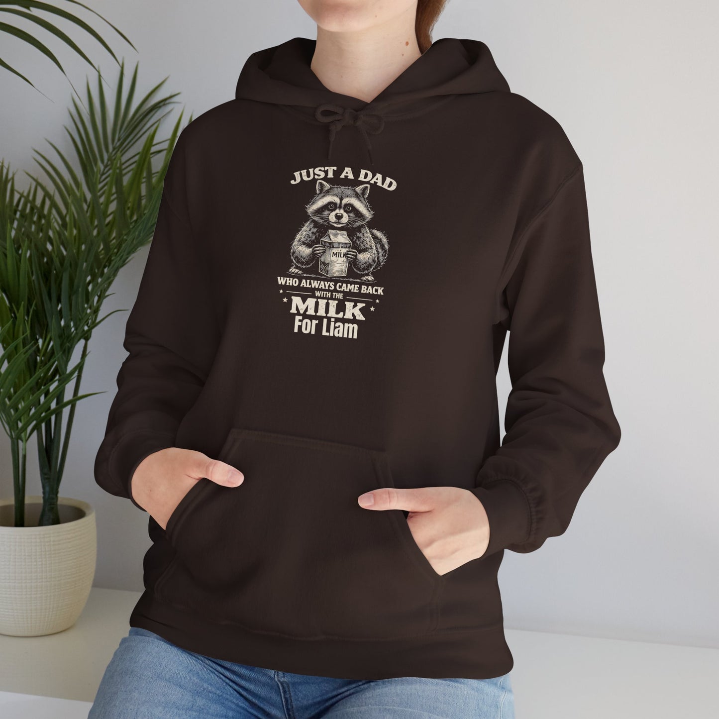Just a Dad Custom Kid's Names Hoodie - Personalized Gift