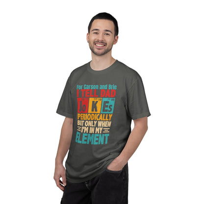 Science Dad Jokes Custom Kid's Names— Fathers Day Tee