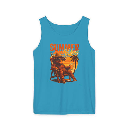 Highland Cow — Breathable Garment-Dyed Summer Tank