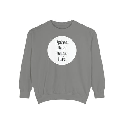 *Custom Crewneck Sweatshirt — Comfort Colors Various Colors - Upload Your Design
