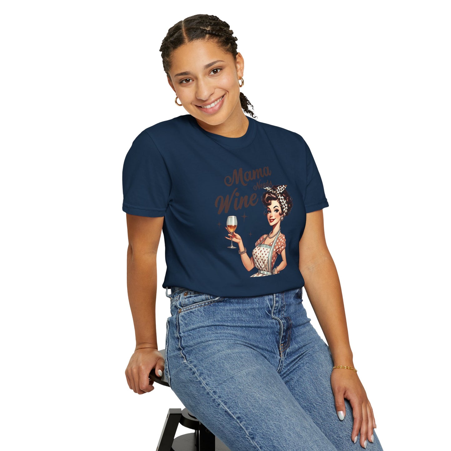 Mama Needs Wine T-Shirt —Mom Graphic Tee