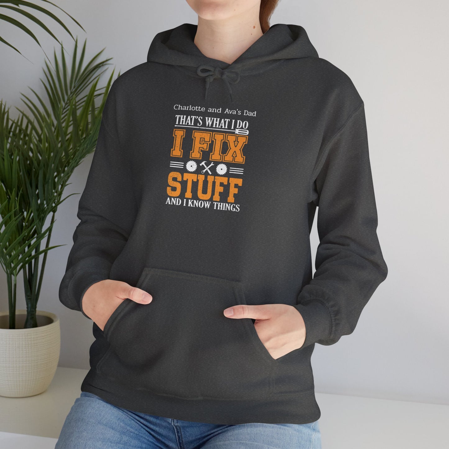 I Fix Stuff Custom Kid's Names Hoodie - Personalized Gift
