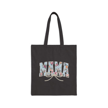 Mama Pearls -Cotton Canvas Tote Bag
