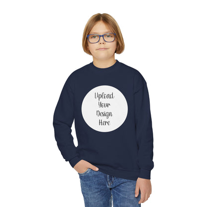 *Custom Youth Crewneck Sweatshirt — Various Colors - Upload Your Design