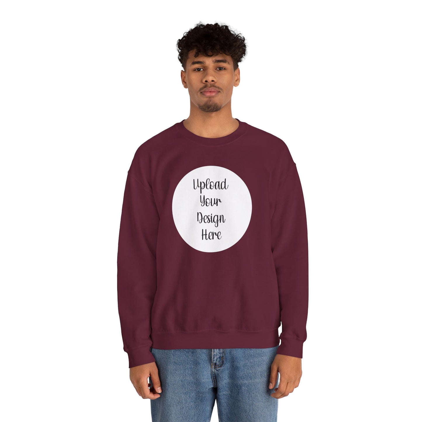 *Custom Crewneck Sweatshirt — Gildan Various Colors - Upload Your Design