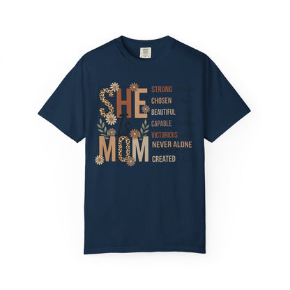 She Is Mom — Mom Graphic T-Shirt