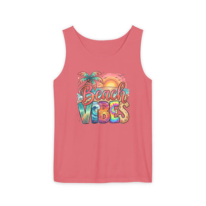 Beach Vibes — Breathable Garment-Dyed Summer Tank