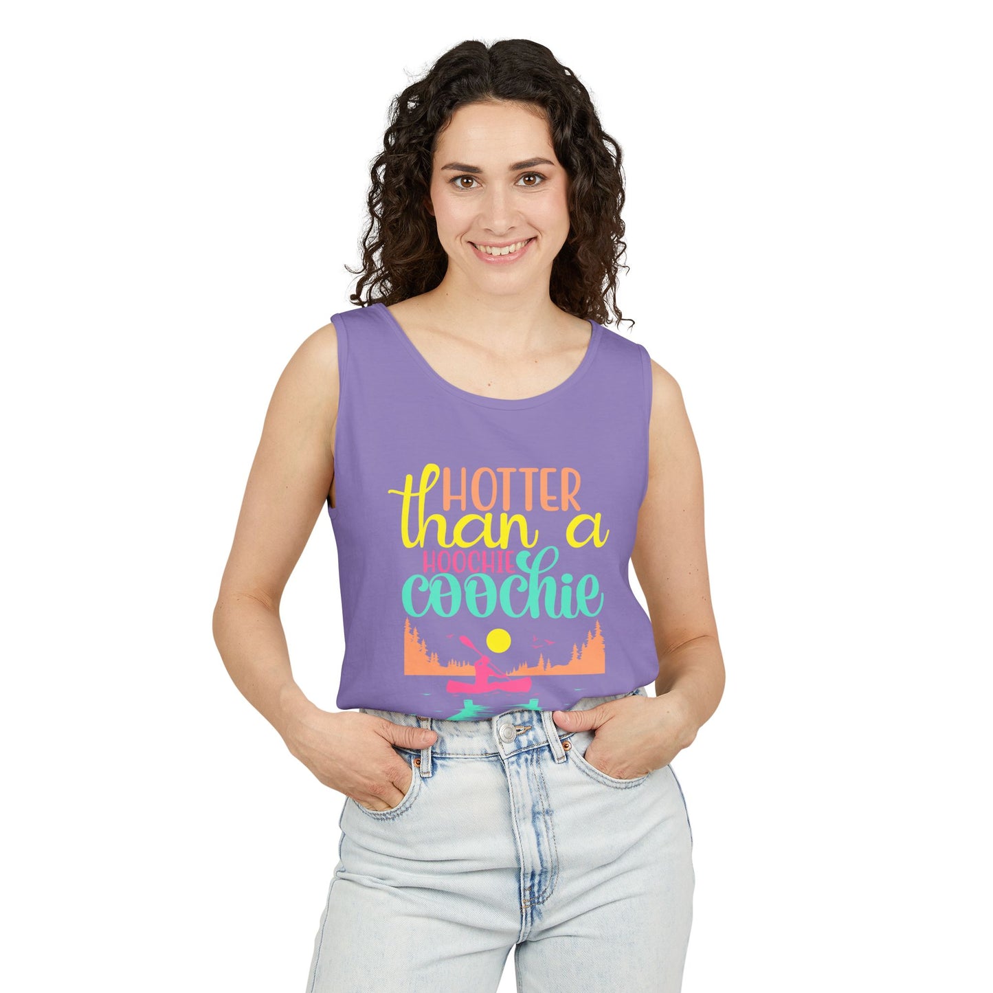 Hotter Than A Hoochie Coochie — Breathable Garment-Dyed Summer Tank