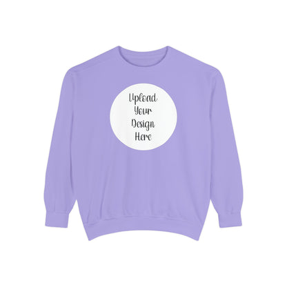 *Custom Crewneck Sweatshirt — Comfort Colors Various Colors - Upload Your Design