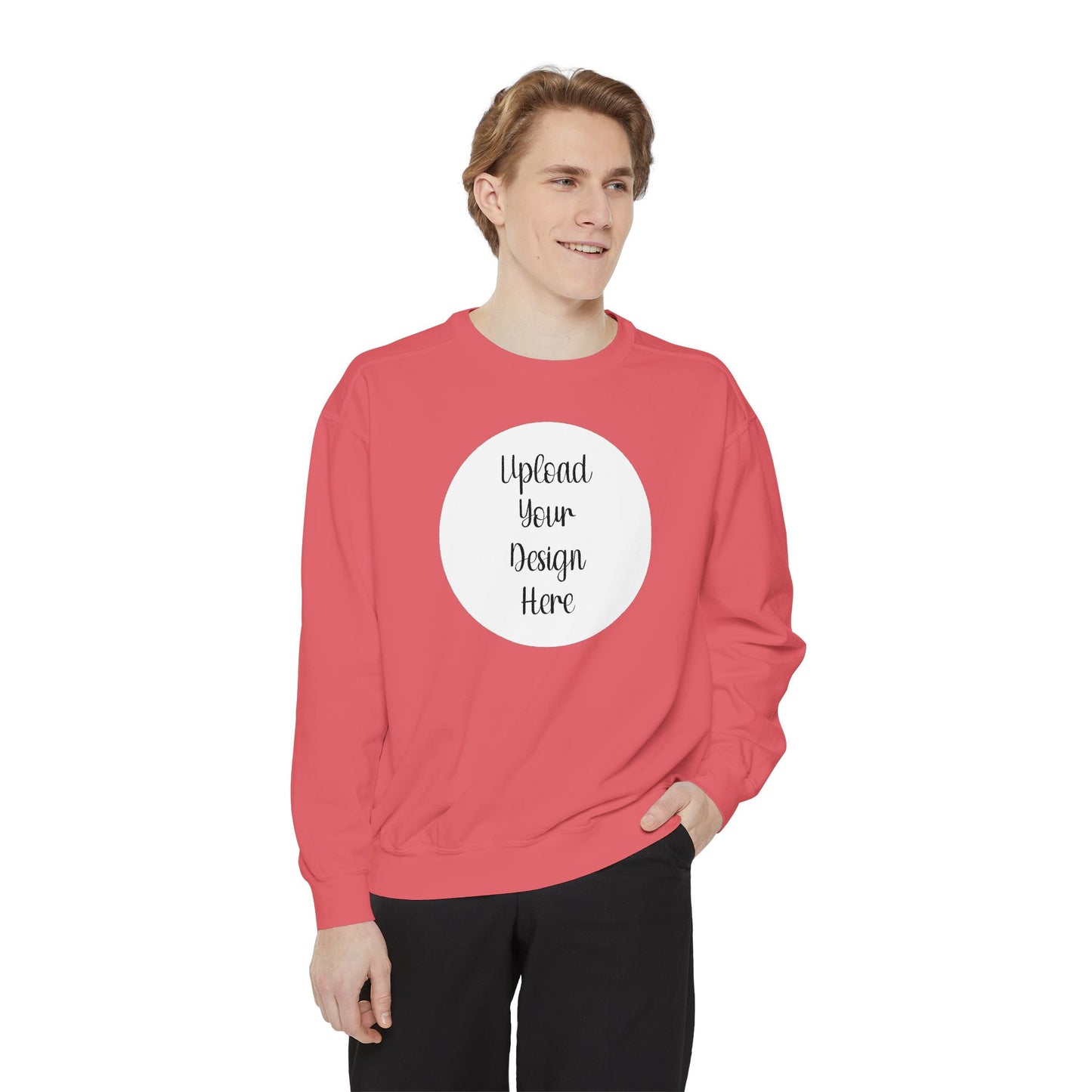 *Custom Crewneck Sweatshirt — Comfort Colors Various Colors - Upload Your Design