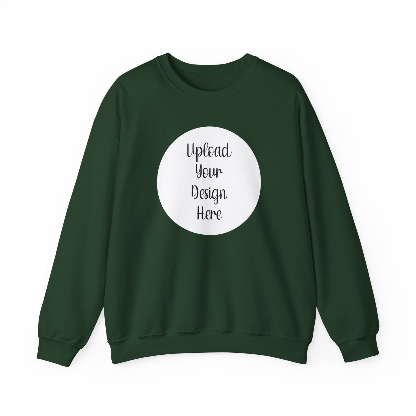 *Custom Crewneck Sweatshirt — Gildan Various Colors - Upload Your Design