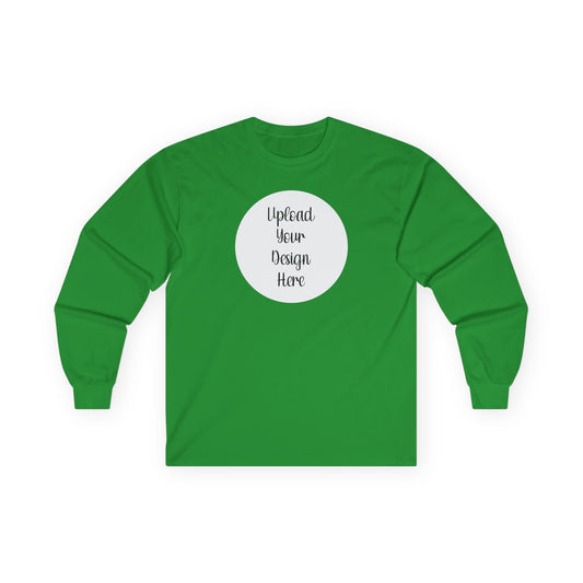 *Custom Youth Long Sleeve Tee — Gildan Various Colors - Upload Your Design