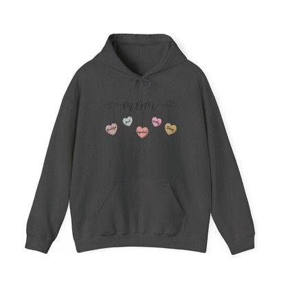 Mom Hearts — Graphic Hoodie